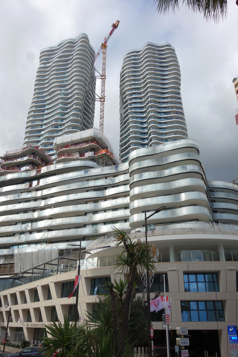 Tours Testimonio II bis à Monaco en cours de construction