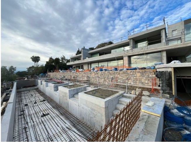 Ouvrage de piscine étudié par Structures Riviera, Villa Révolution